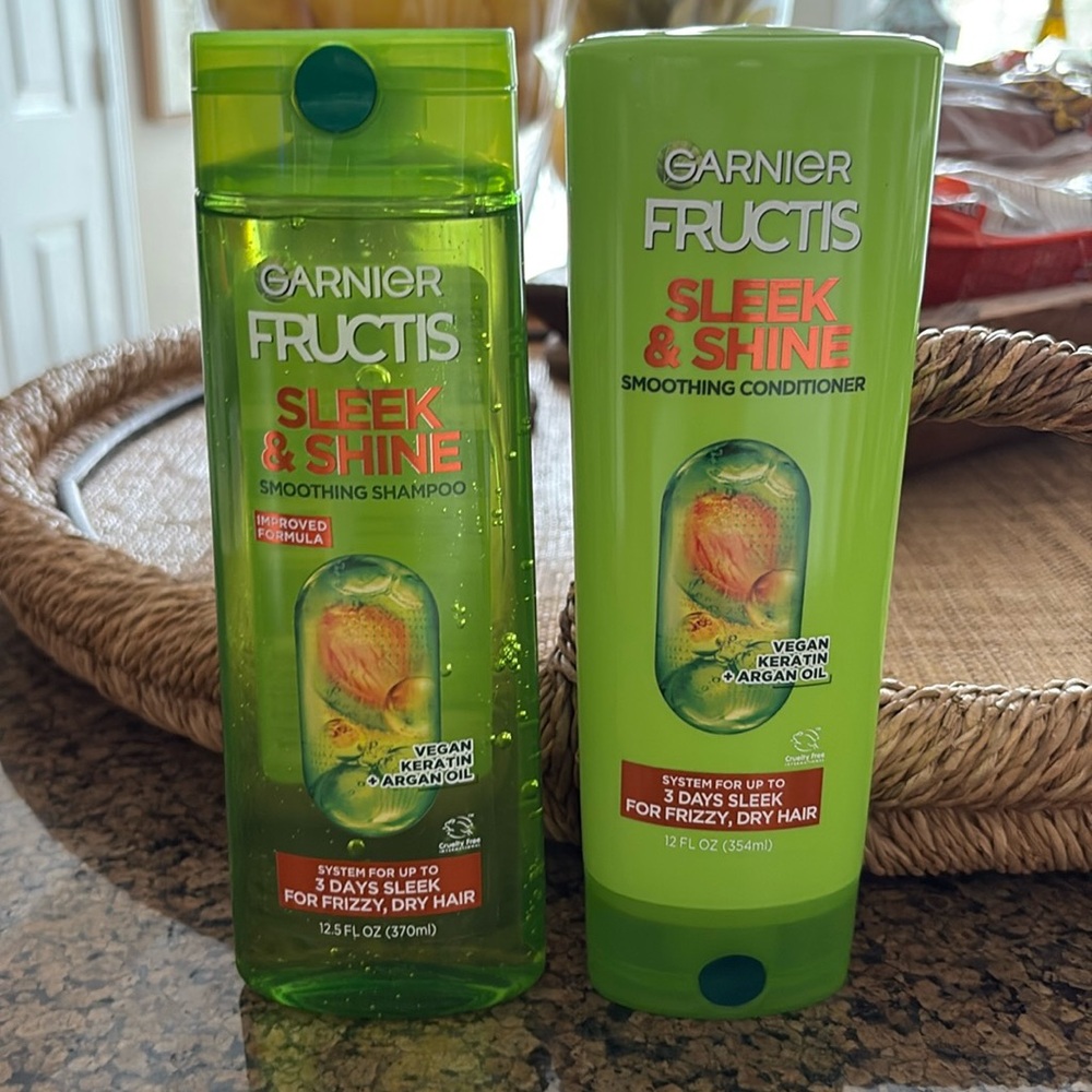 Garnier Fructis Sleek & Shine Hair Care Bundle NWT